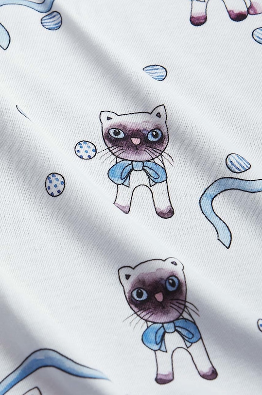 Mini Rodini body bawełniane niemowlęce 1100004550 biały