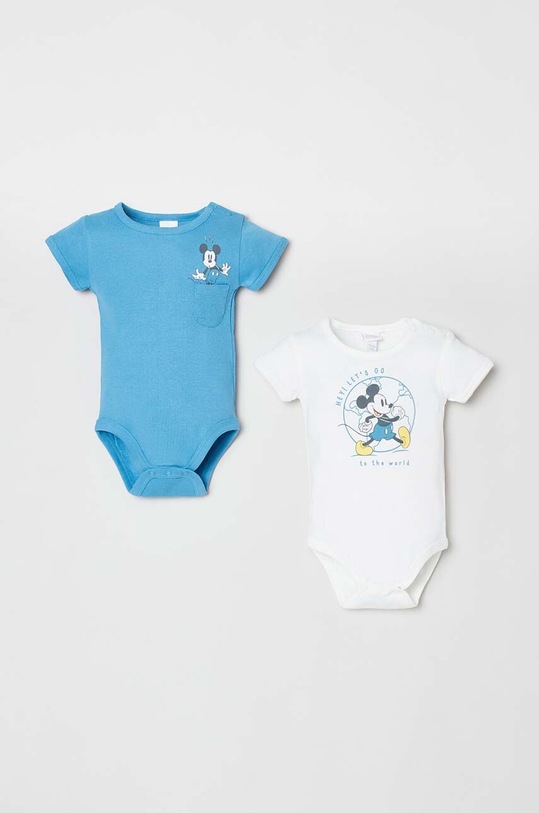 OVS body di cotone neonato/a pacco da 2 Confezione da 2 blu 1760665.Newborn