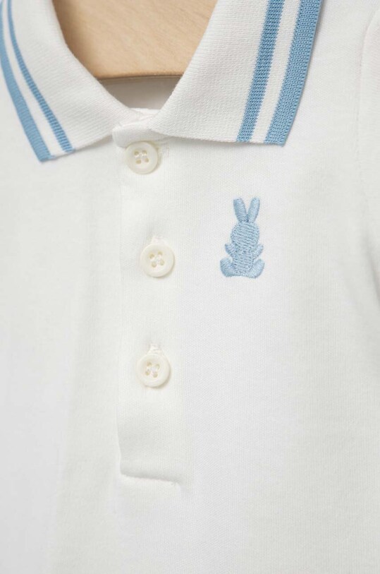 Chłopiec United Colors of Benetton body bawełniane niemowlęce 3CDIMB111.W.REPROPOSED beżowy