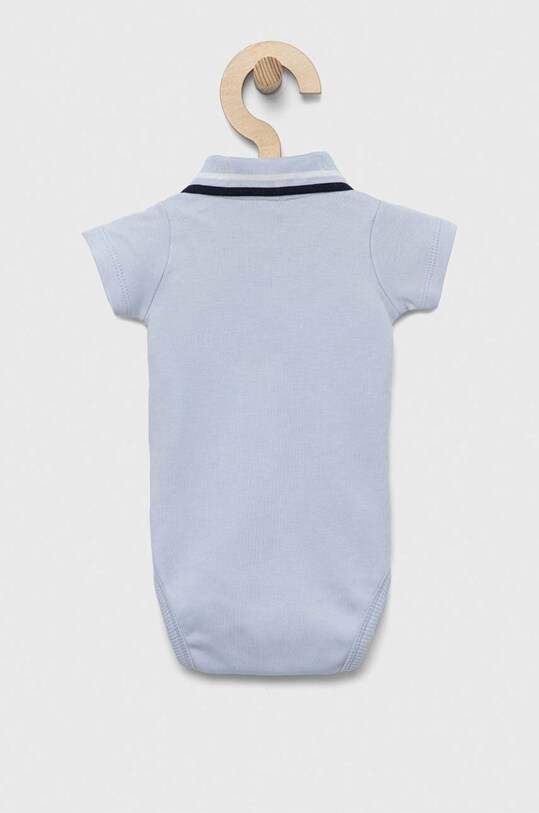 United Colors of Benetton body bawełniane niemowlęce 3CDIMB111.W.REPROPOSED niebieski SS23