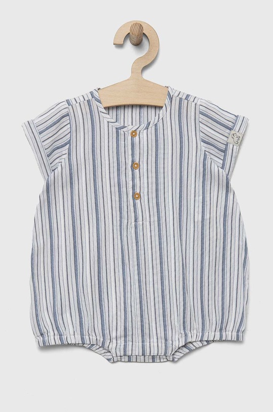 Βρεφικά βαμβακερά φορμάκια United Colors of Benetton Βρεφικό προϊόν μπλε 48GDAT00L.W.SEASONAL