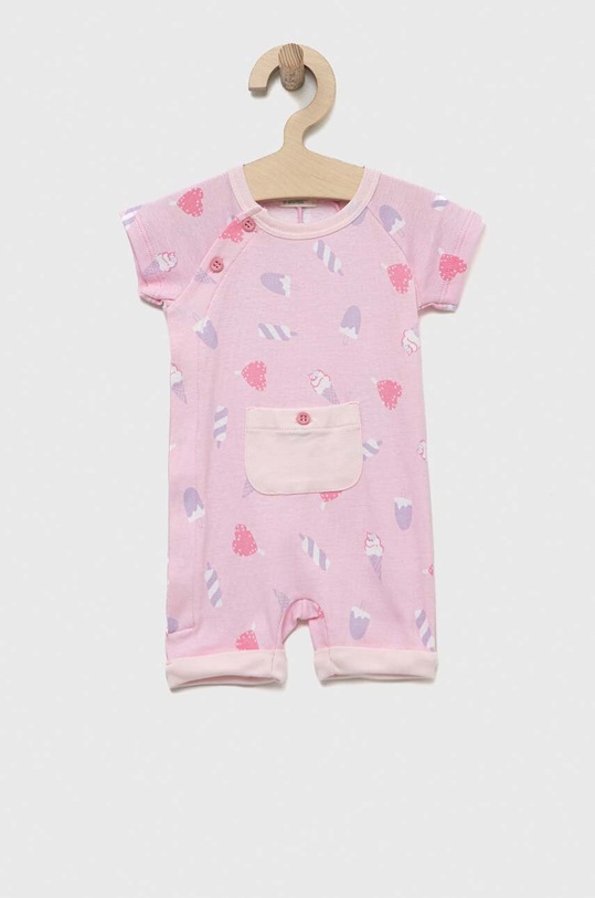 United Colors of Benetton pamut rugdalózó Bébi termékek rózsaszín 30NL0T00Z.W.SEASONAL