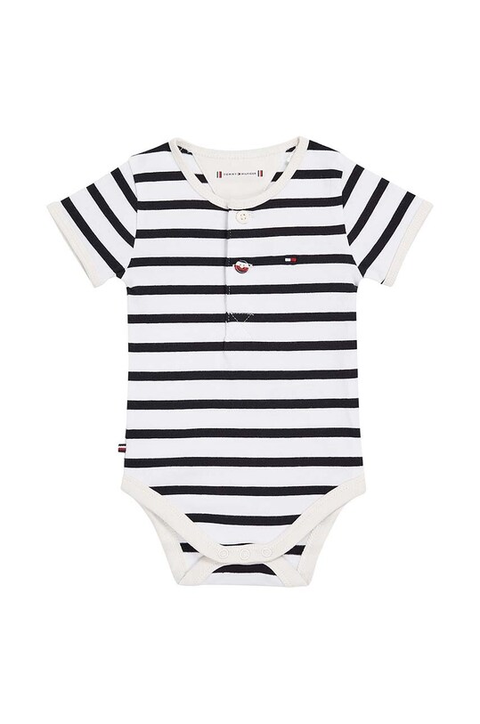 Bodi za bebe Tommy Hilfiger Proizvod za bebe crna KN0KN01633.PPYX