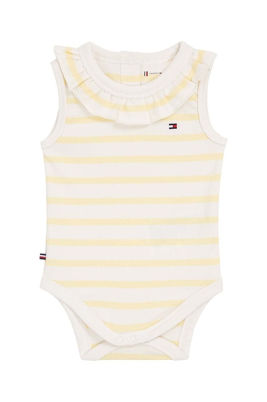 Bodi za bebe Tommy Hilfiger Proizvod za bebe bež KN0KN01634.PPYX