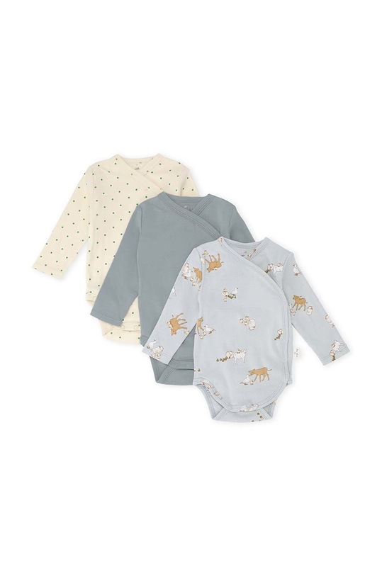 Konges Sløjd body bebe 3-pack Produs pentru bebe albastru KS3750