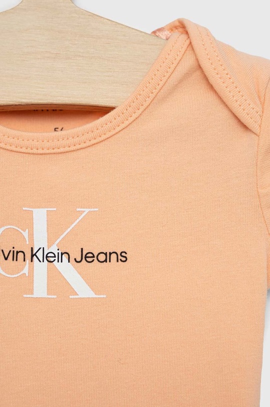 Fiú Calvin Klein Jeans gyerek body IN0IN00014.PPYX narancssárga