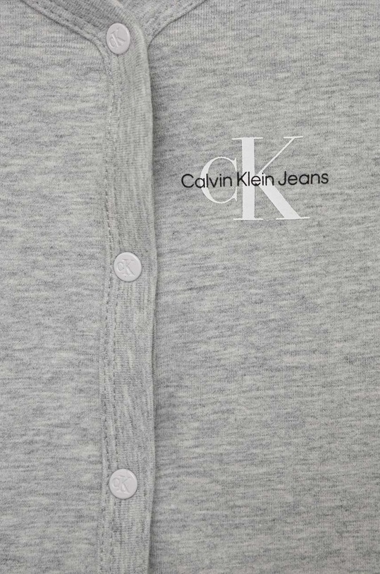 Chłopiec Calvin Klein Jeans rampers niemowlęcy IN0IN00078.PPYX szary
