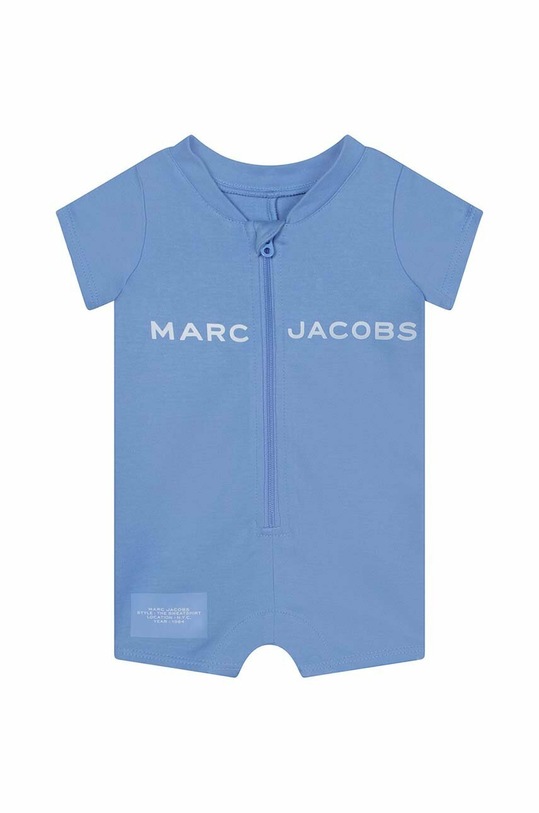 Бебешки памучен къс гащеризон Marc Jacobs да син W94078.60.81