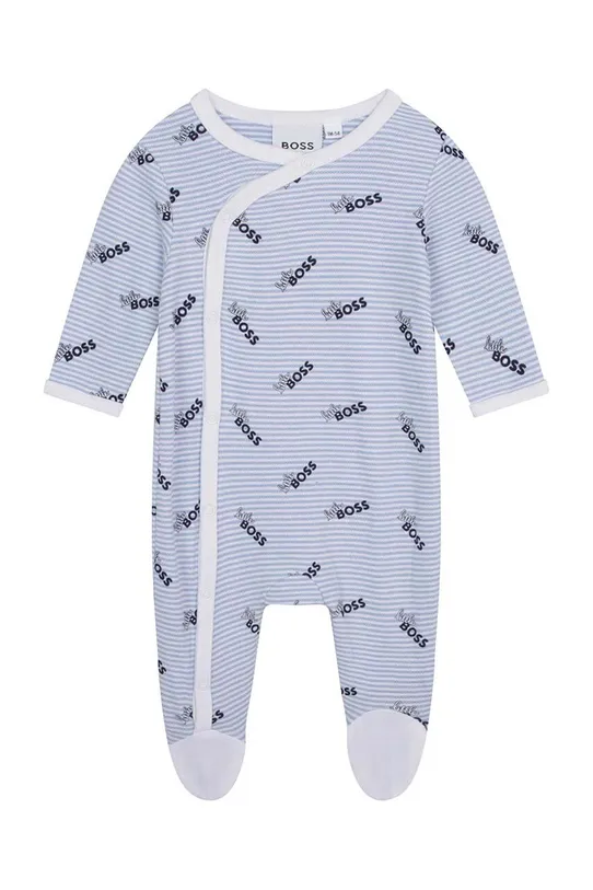 BIMBA BOSS tuta neonato in lana J98406 blu