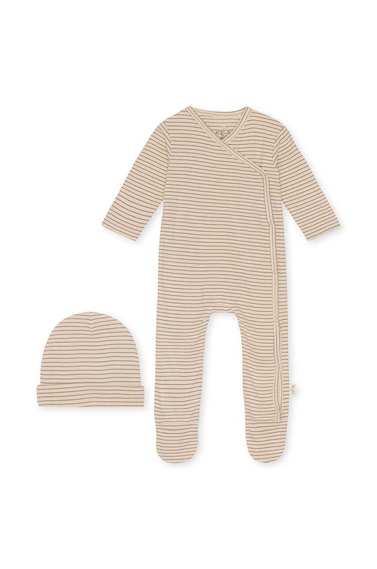 Konges Sløjd śpioszki bawełniane niemowlęce Produkt niemowlęcy srebrny KS4853