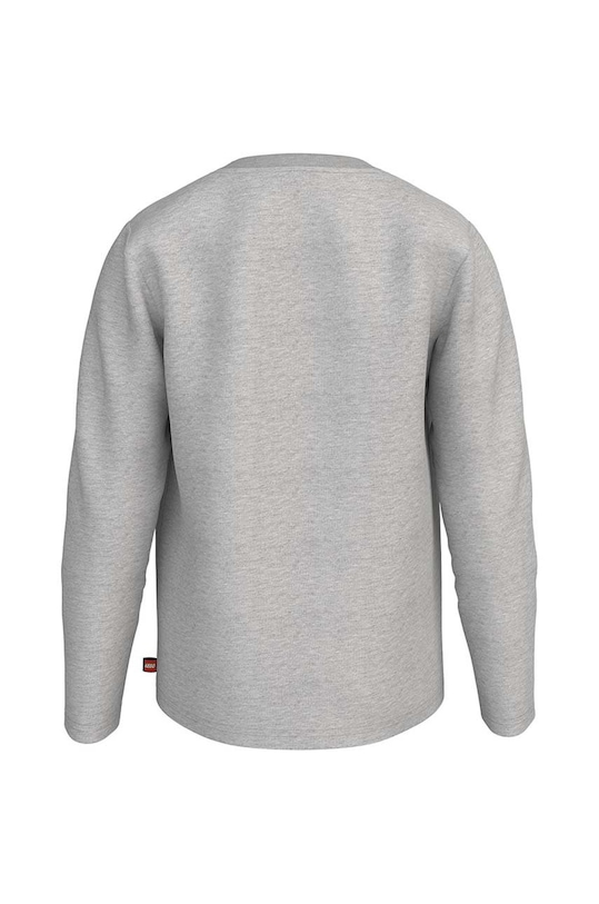 Lego longsleeve bawełniany dziecięcy 12010756.B szary SS23