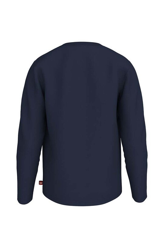 Lego longsleeve bawełniany dziecięcy 12010756.B granatowy SS23