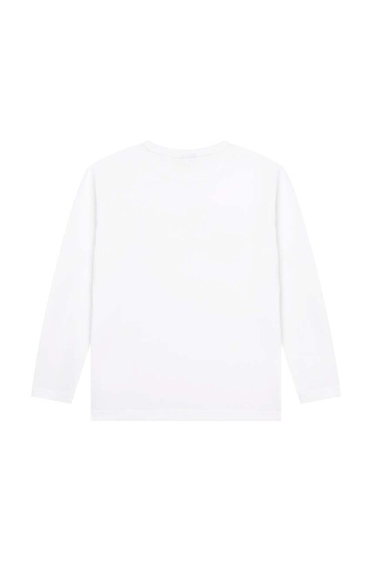 BOSS tricou de bumbac pentru copii J25P25.102.108 alb SS23
