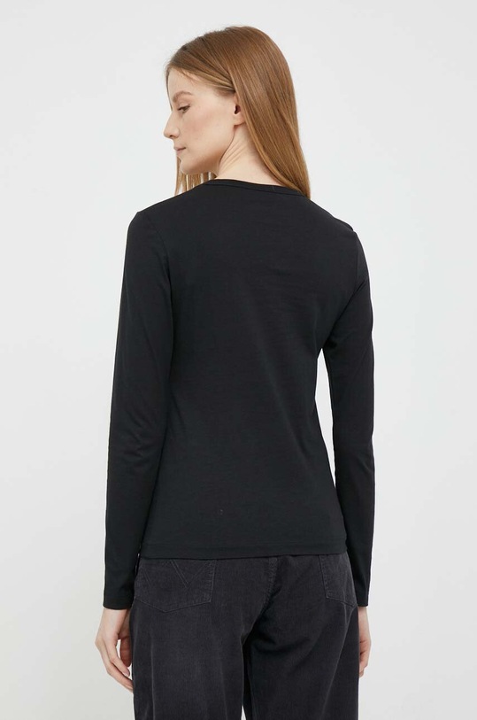 Odzież Calvin Klein longsleeve bawełniany K20K205337.PPYX czarny