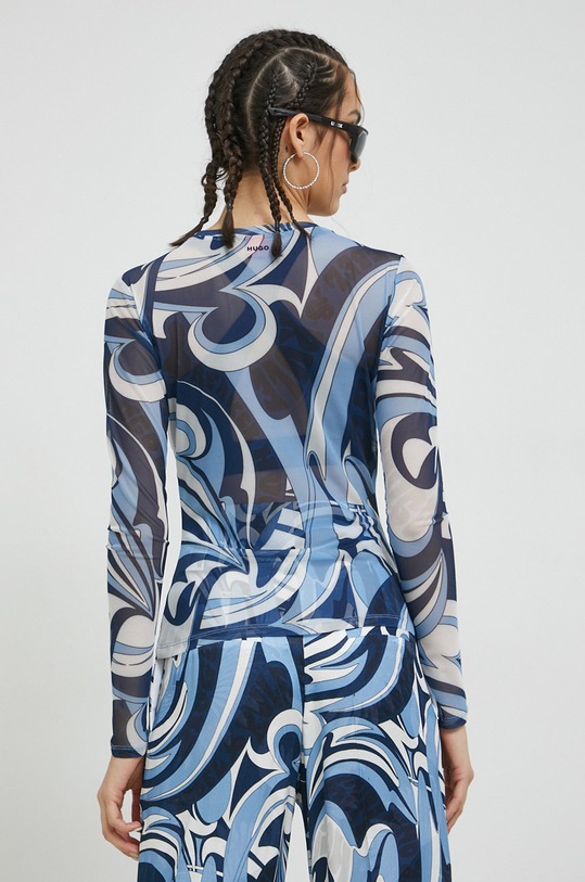 Odzież HUGO longsleeve 50484642 niebieski