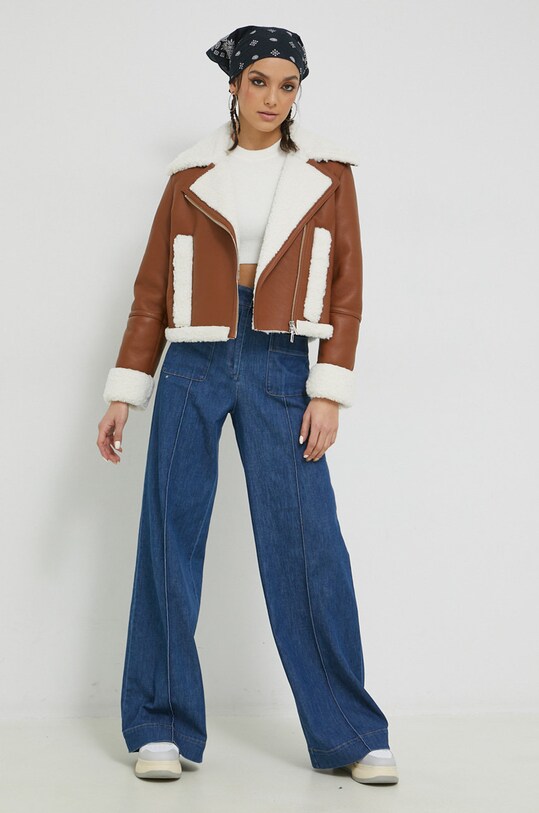 HUGO pulover de lana 50482407 bej SS23