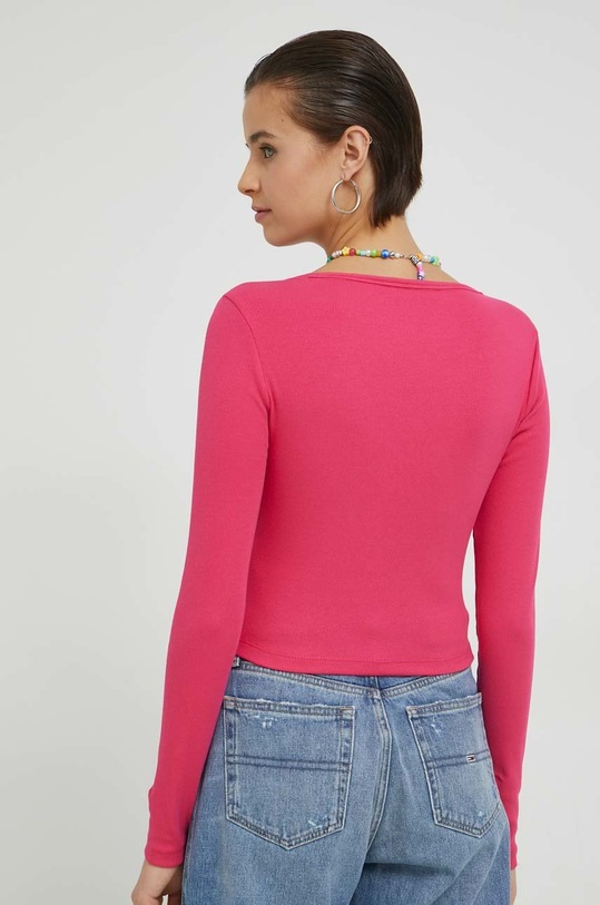 Ρούχα Longsleeve Tommy Jeans DW0DW14278.PPYX ροζ