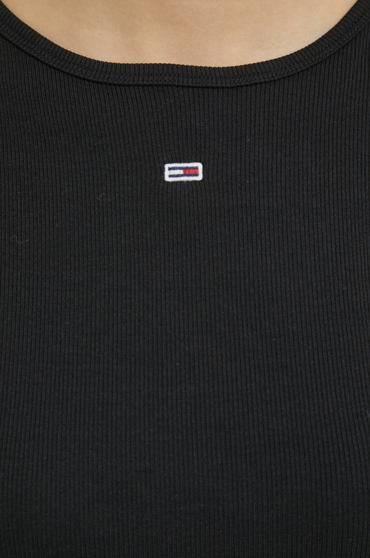 Tommy Jeans longsleeve DW0DW14277.PPYX czarny