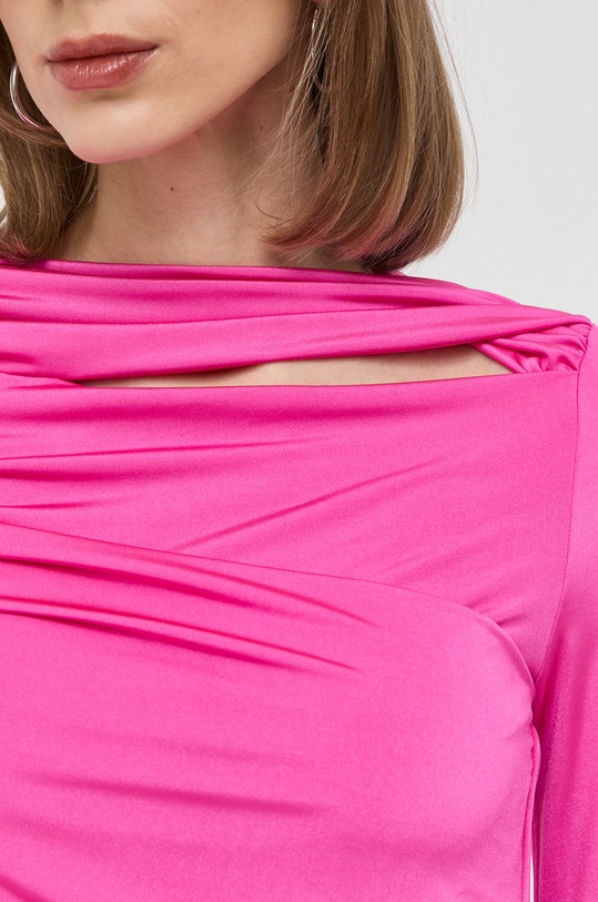 Victoria Beckham hosszú ujjú 1123JTP004447A rózsaszín