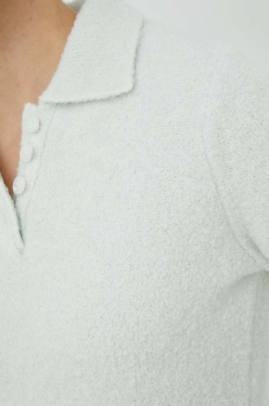 Samsoe Samsoe sweter wełniany F22400045 zielony