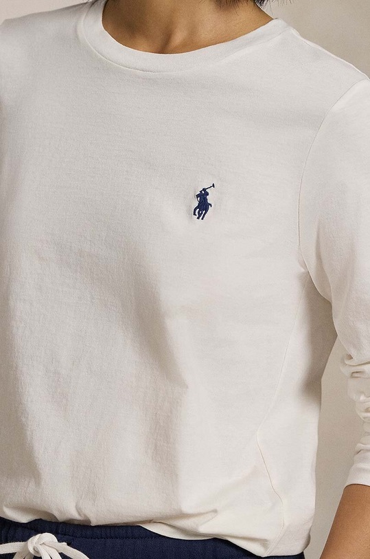 Бавовняний лонгслів Polo Ralph Lauren білий 211898699