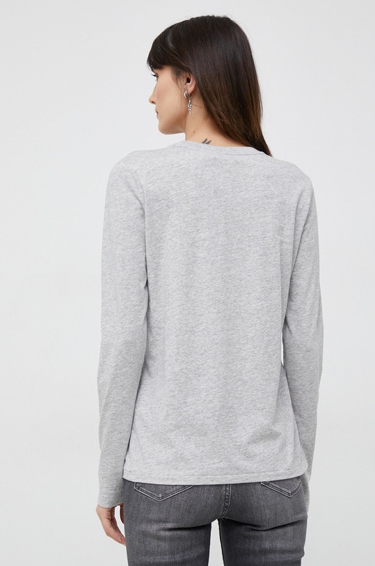 Ρούχα Βαμβακερή μπλούζα με μακριά μανίκια Polo Ralph Lauren 211898699 γκρί