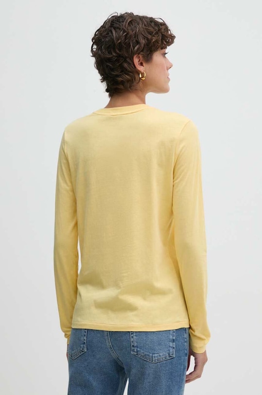 Oblečení Bavlněné tričko s dlouhým rukávem Polo Ralph Lauren 211898699 žlutá