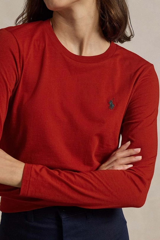 Polo Ralph Lauren cotton longsleeve top red 211898699