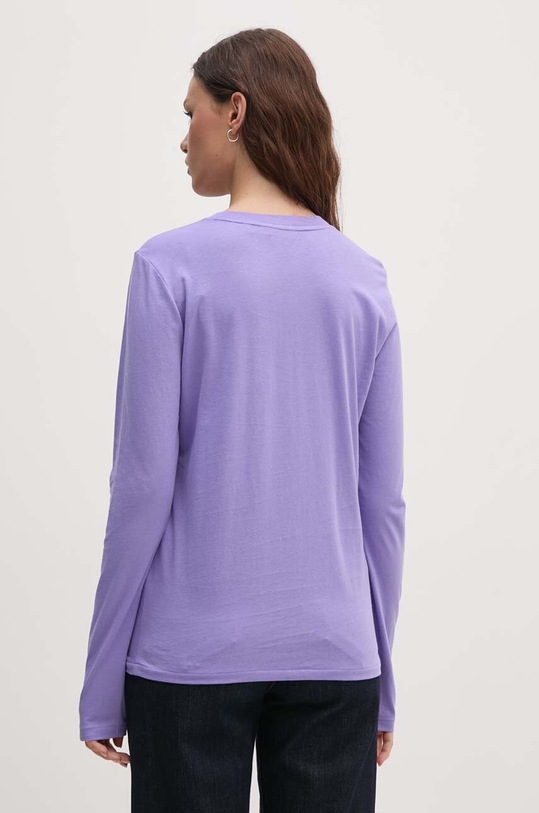 Oblečení Bavlněné tričko s dlouhým rukávem Polo Ralph Lauren 211898699 fialová