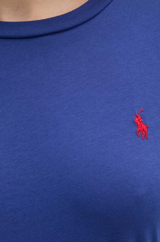 Polo Ralph Lauren longsleeve din bumbac 211898699 albastru