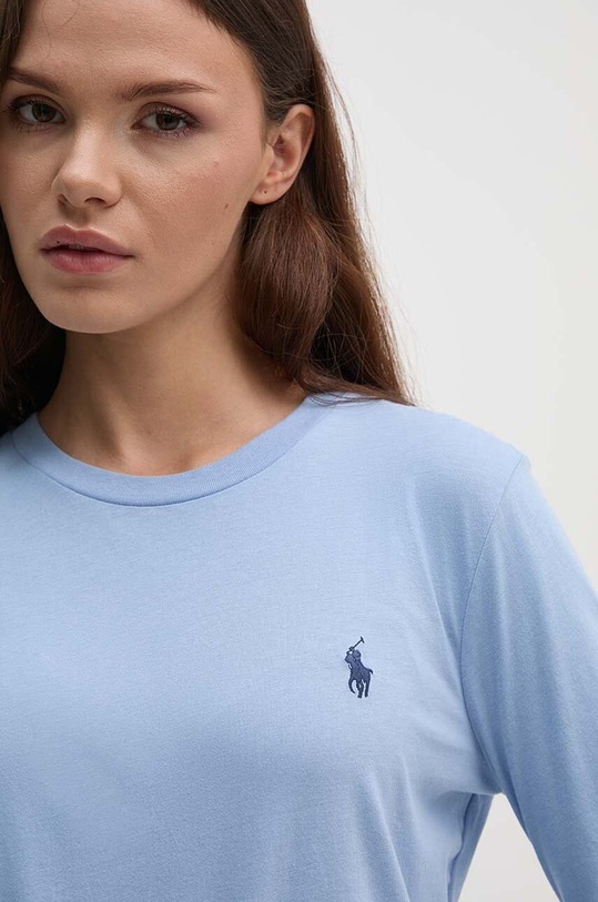 Polo Ralph Lauren longsleeve bawełniany niebieski 211898699