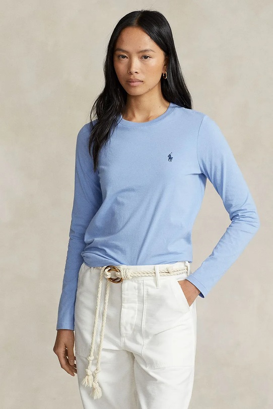 Polo Ralph Lauren pamut hosszúujjú pamut kék 211898699