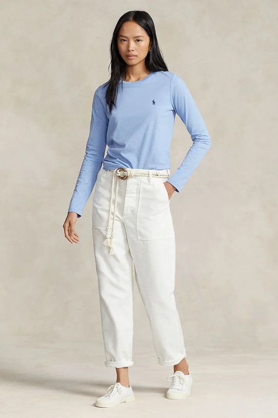 Ruházat Polo Ralph Lauren pamut hosszúujjú 211898699 kék