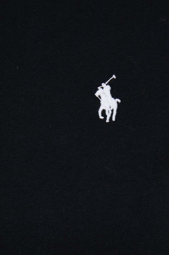 Бавовняний лонгслів Polo Ralph Lauren 211898699 чорний