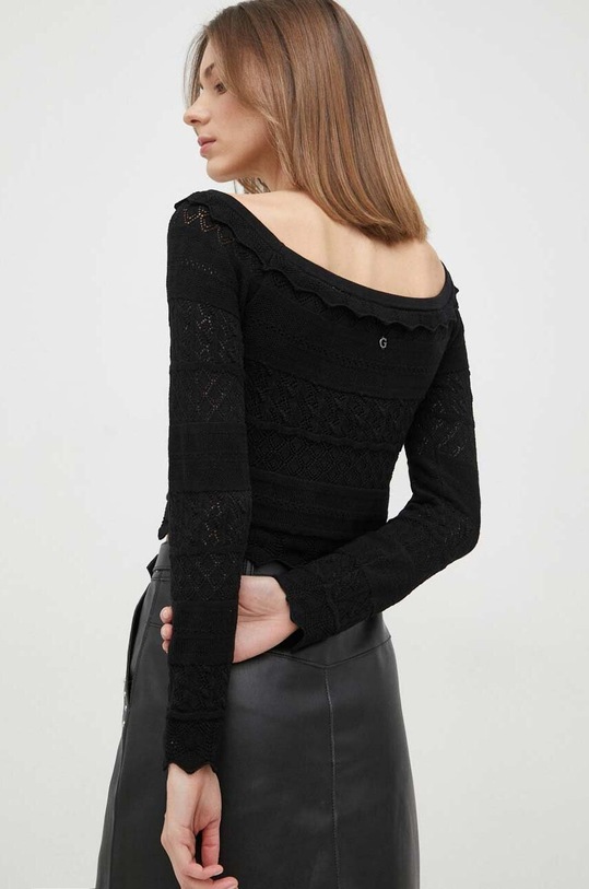 Odzież Guess sweter W3GR11.Z36H2 czarny
