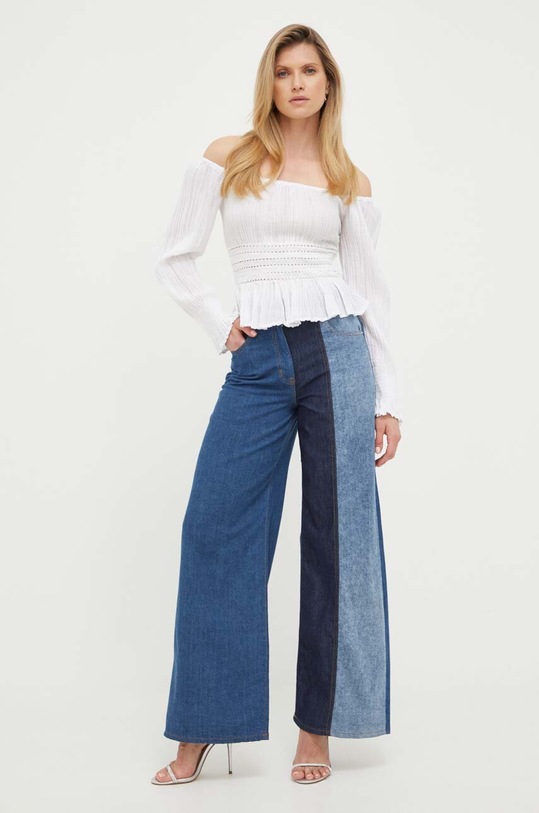 Блузка Guess W2BH55.WE340 белый SS23