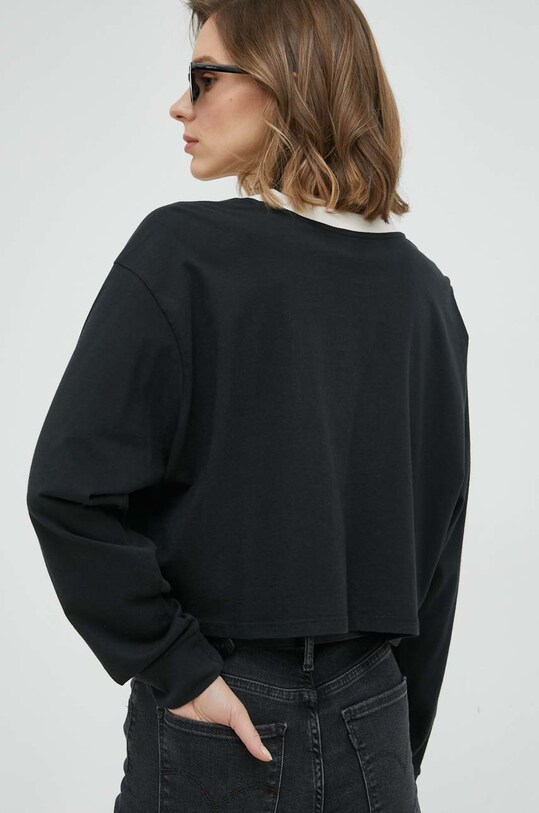 Îmbrăcăminte Levi's longsleeve din bumbac A3525.0012 negru