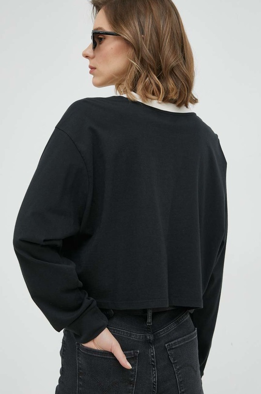 Odzież Levi's longsleeve bawełniany A3525.0012 czarny