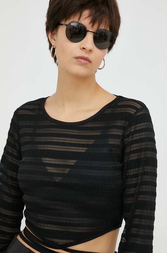 Tričko s dlouhým rukávem Résumé černá 17450964