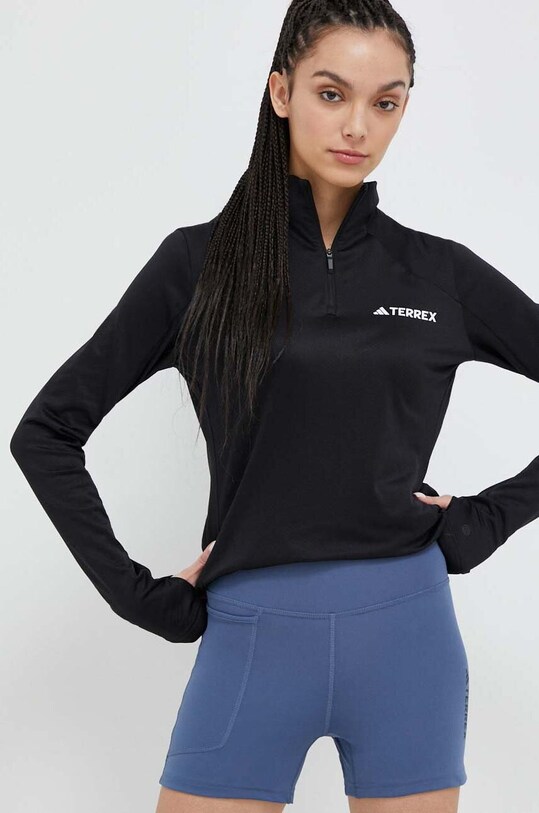 Αθλητική μπλούζα adidas TERREX Multi με ελαστάν μαύρο HT9525