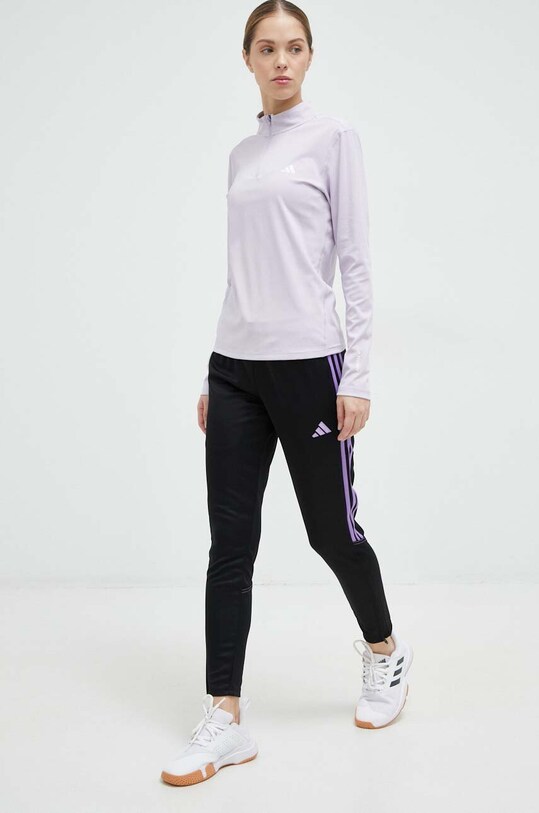 adidas Performance longsleeve treningowy Techfit IC1825 fioletowy SS23