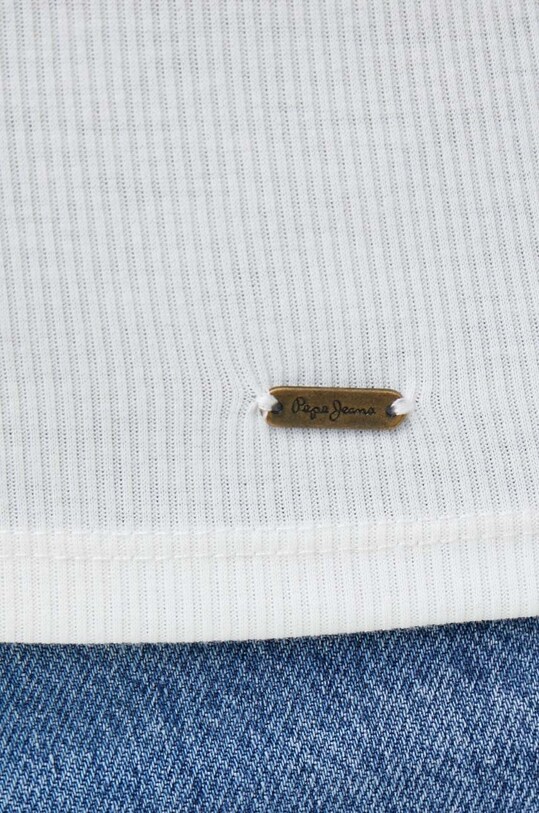 Longsleeve Pepe Jeans Dorina PL505400.808 λευκό