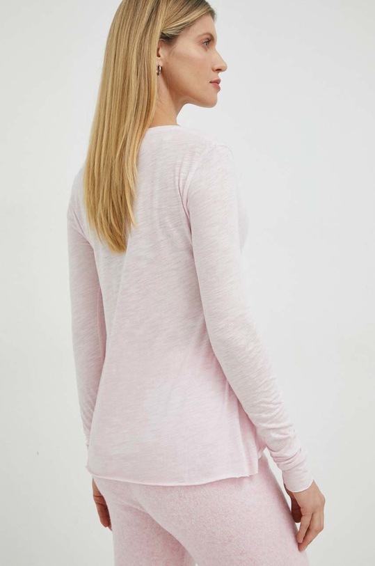 Odzież American Vintage longsleeve JAC52VE23 różowy