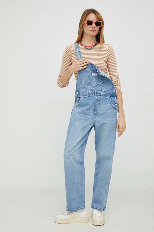 Bavlnené tričko s dlhým rukávom Levi's 69555.0042 viacfarebná SS23