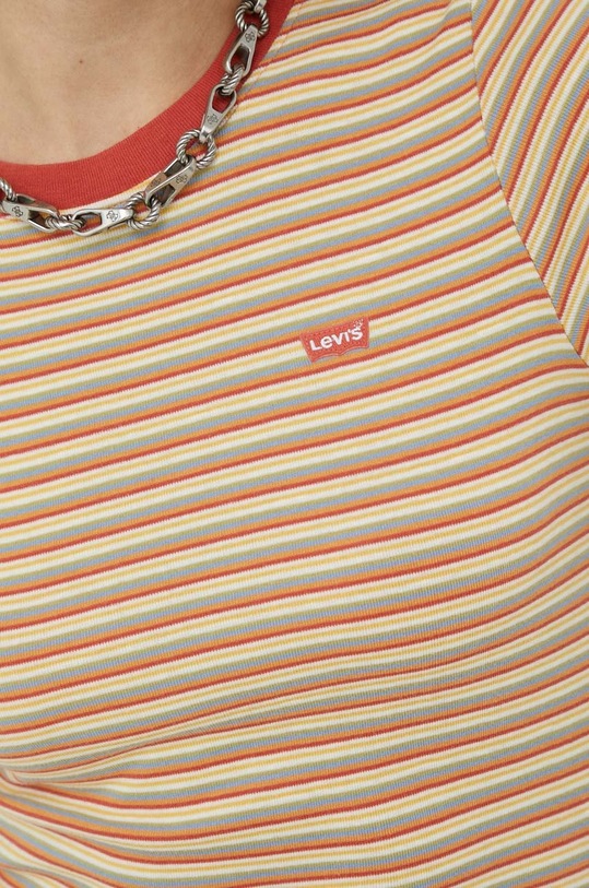 Памучна блуза с дълги ръкави Levi's 69555.0042 многоцветен