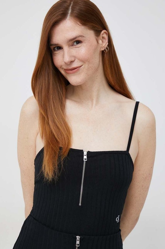 Calvin Klein Jeans body uni negru J20J220776.PPYX