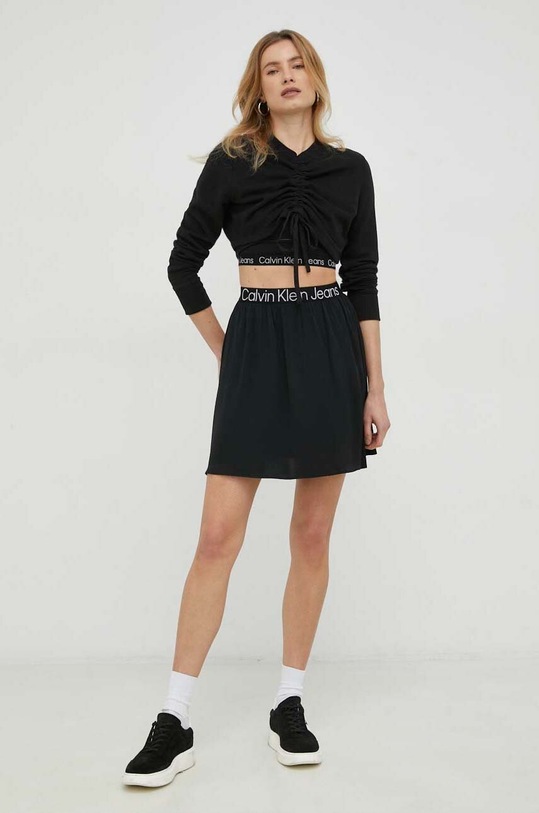 Mikina Calvin Klein Jeans J20J220690.PPYX čierna SS23