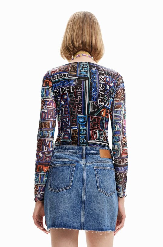 Боді Desigual чорний 23SWQK05