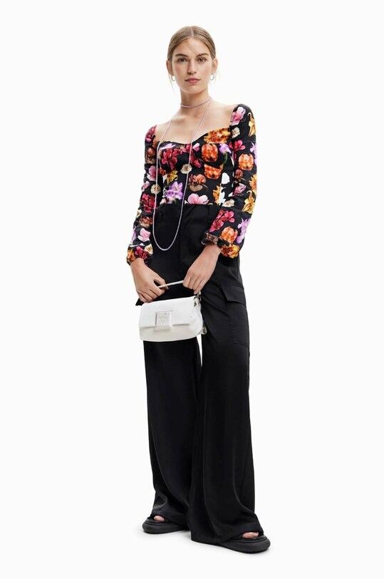 Odzież Desigual longsleeve x M.Christian Lacroix 23SWQW03 czarny