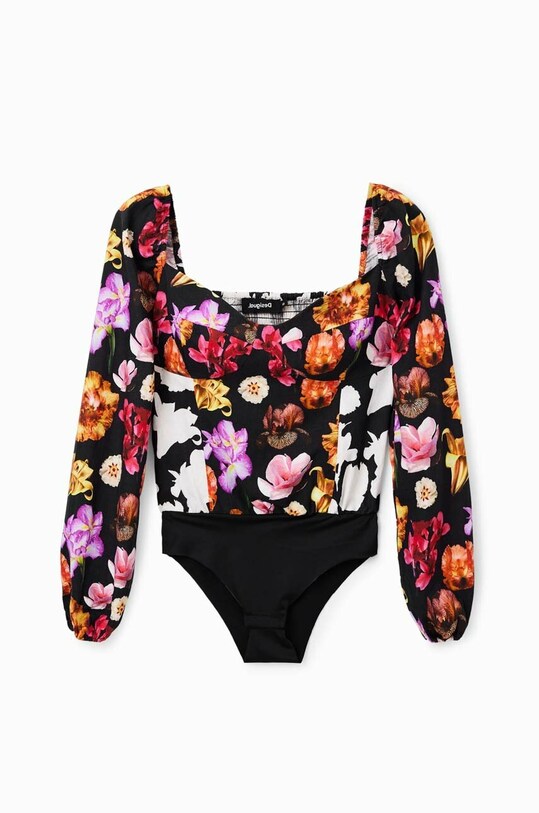 Desigual longsleeve x M.Christian Lacroix 23SWQW03 czarny